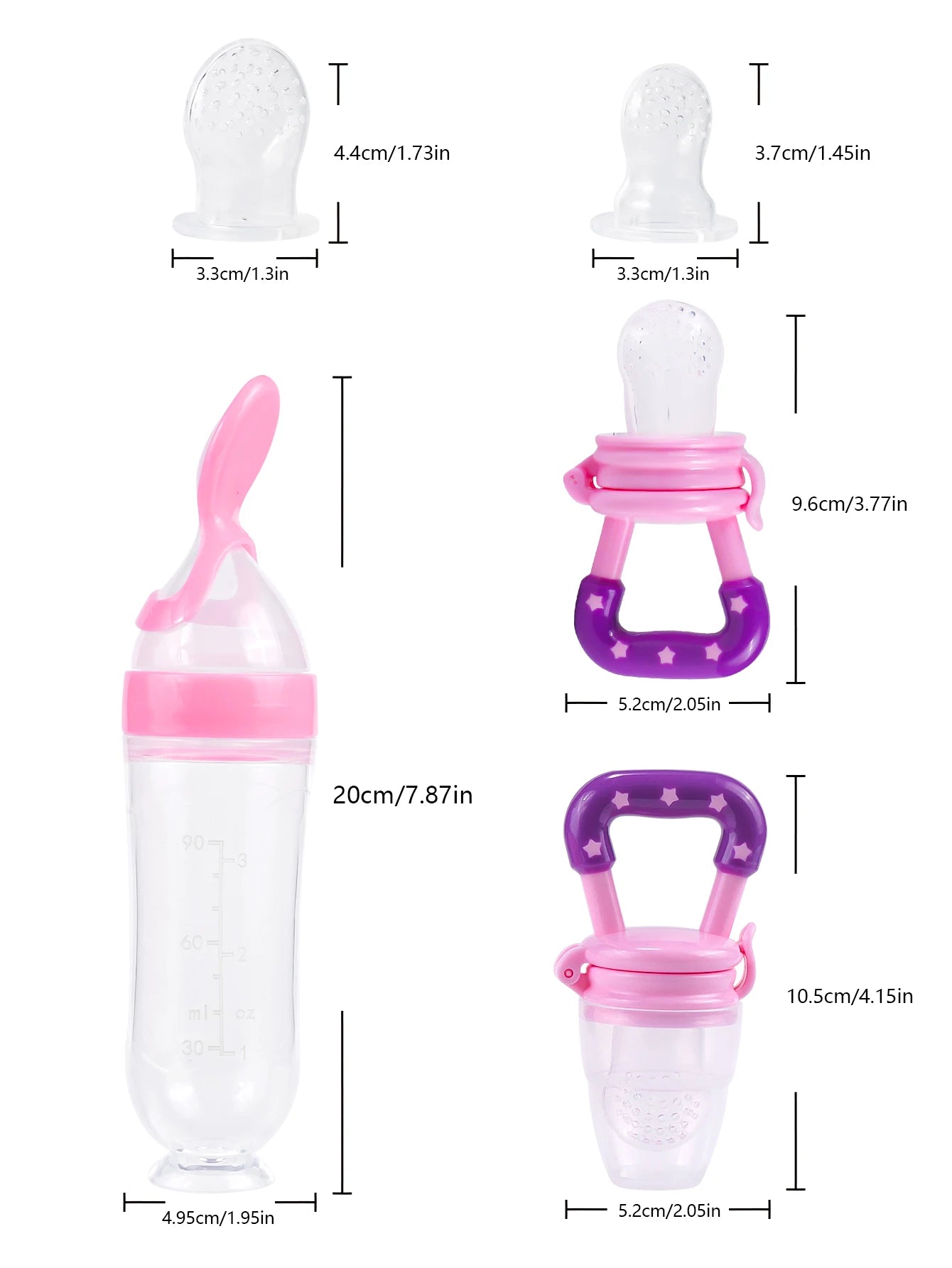 1PC Baby Feeding Bottle Toddler Silicone Squeeze Feeding Spoon Milk Bottle Baby Training Feeder Food Supplement