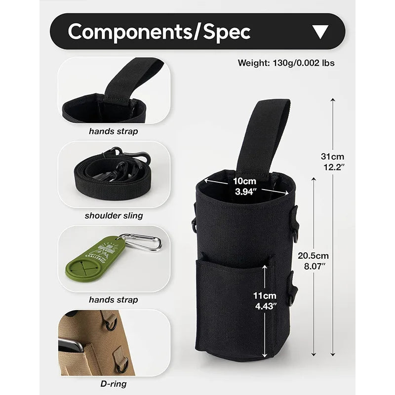 Magnetic GYM Water Bottle Bag