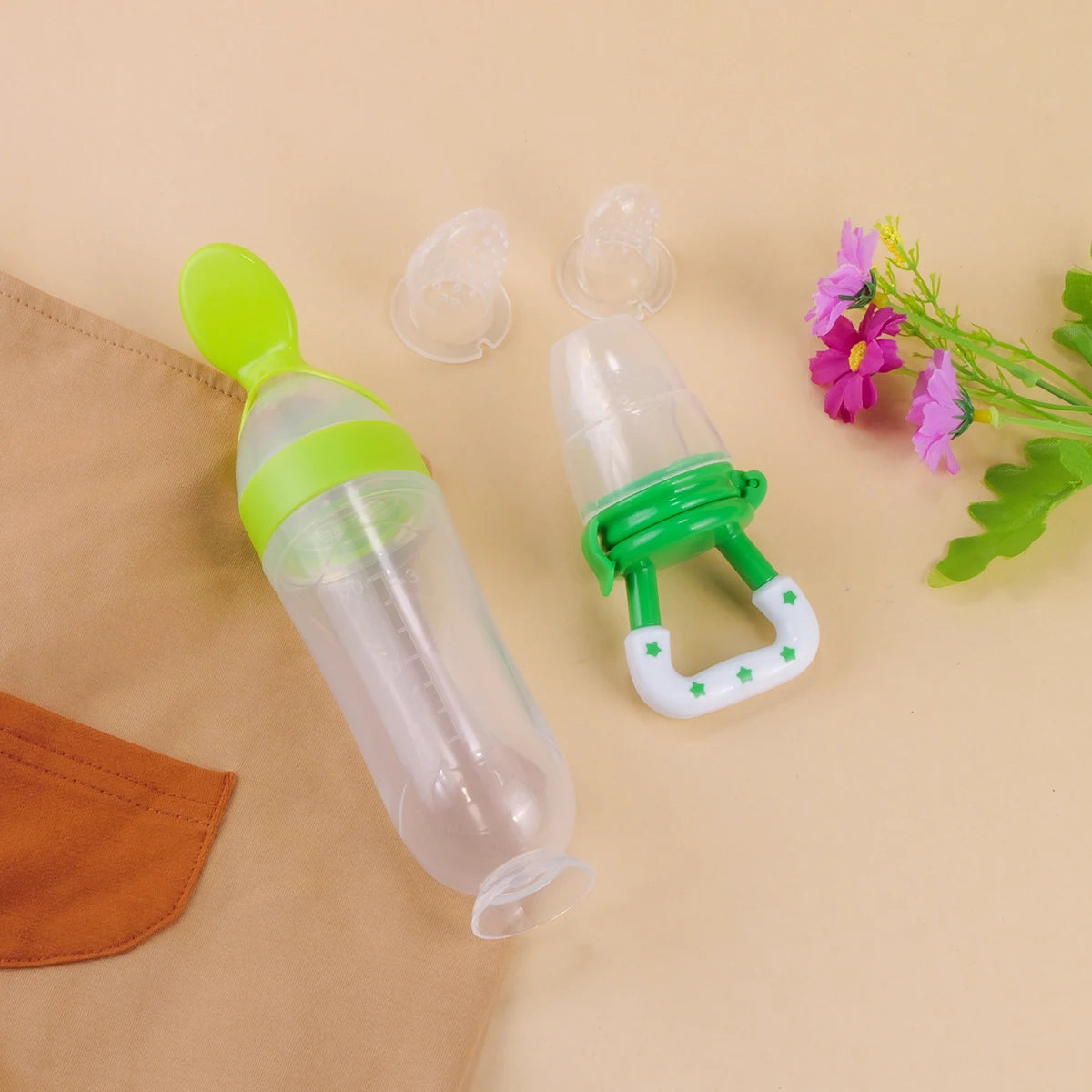 1PC Baby Feeding Bottle Toddler Silicone Squeeze Feeding Spoon Milk Bottle Baby Training Feeder Food Supplement
