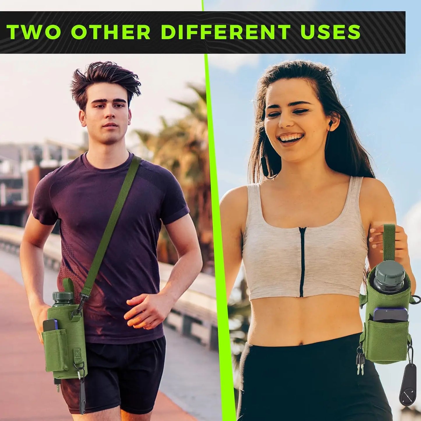 Magnetic GYM Water Bottle Bag