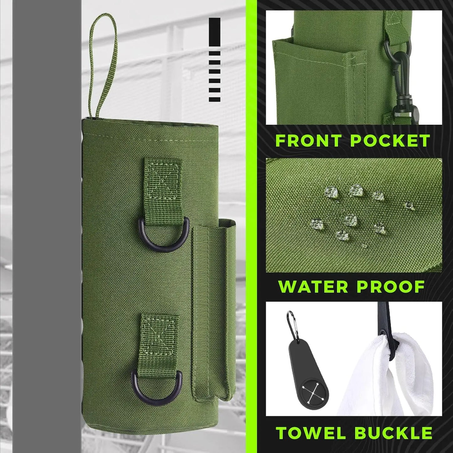Magnetic GYM Water Bottle Bag